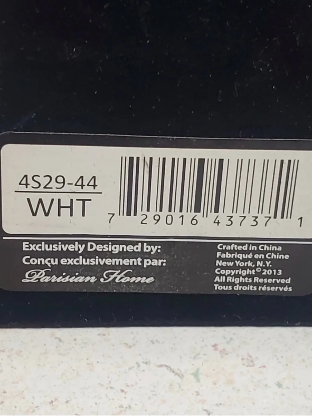 BNWT PARISIAN HOME 8” ROUND WHITE METAL LACE DESIGN PICTURE FRAME 4 x 4 OPENING